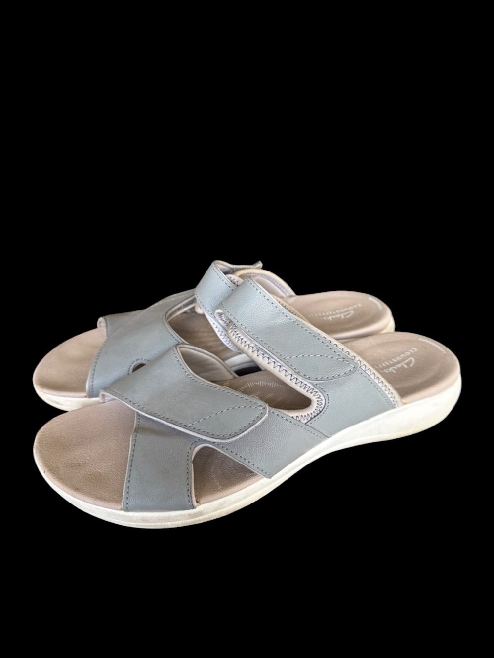 CLARKS CLOUDSTEPPERS women’s size 10 slip on sandal, super comfortable